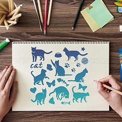 Трафареты для штампов из нержавеющей стали DIY-WH0279-050