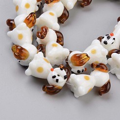 Бусины ручной работы ухабистой бисер нитей LAMP-S194-010