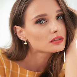 16 шт. 2-х цветные подвески из латуни с покрытием на стойке&nbsp;KK-GO0001-98