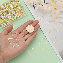 160шт 8 стильных латунных соединительных кольца KK-CA0003-66