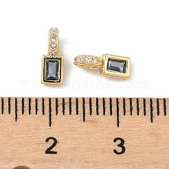 Латунные микро проложить кубического циркония подвески&nbsp;X-KK-Q039-04B-G