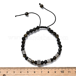 Латунь бисером браслеты&nbsp;BJEW-Z094-03D