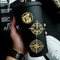 Никелевые декоративные наклейки DIY-WH0450-149