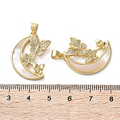 Латунные микро проложить кубического циркония подвески&nbsp;KK-U070-03C-G