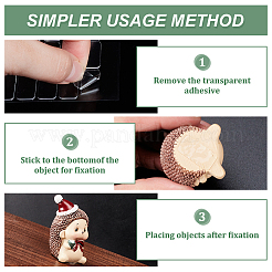 32 шт прозрачные акриловые двухсторонние клейкие наклейки&nbsp;LS-FIND-WH0290-41B