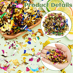 200 г алюминизированной бумаги конфетти для украшения вечеринки&nbsp;DIY-SC0031-95