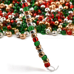4 цвет 8/0 рождественских круглых бисерных бусин Miyuki&nbsp;SEED-X0058-16