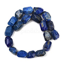 Нитки бусины из натурального ляписа-лазури G-F796-C01-01