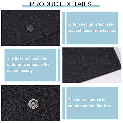 12 шт. 4 фетровых мешочка для хранения украшений ABAG-PH0001-35