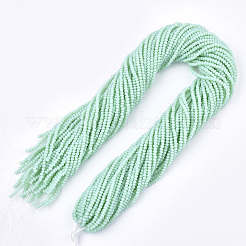 Непрозрачные сплошные цветные стеклянные бусины GLAA-S178-12B-10