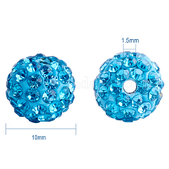 Pave disco бусины&nbsp;RB-PH0003-10mm-03