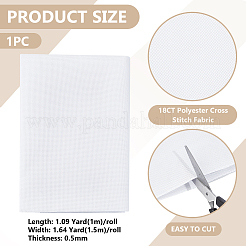 Ткань для вышивки крестом из полиэстера 18ct&nbsp;EMBR-WH0007-004