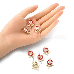 8 шт. Подвески из сплава с эмалью&nbsp;ENAM-YW0002-31D