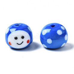 Бусины ручной работы ухабистой бисер нитей&nbsp;LAMP-Q031-009B