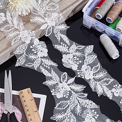 Отделка кружевом ткани OCOR-WH0082-418