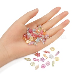 250шт 50г прозрачные акриловые бусины&nbsp;TACR-FP0001-05