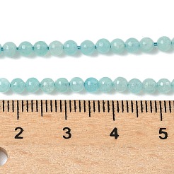 Природных амазонит бисер нитей G-C201-A01-3mm