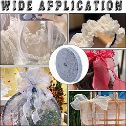 20 ярд нейлоновой эластичной кружевной отделки с оборками&nbsp;EW-WH0018-02C