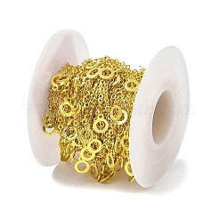 Латунные плоские круглые цепи ручной работы CHC-Z001-01G