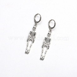 Серьги-кольца из сплава скелетов PO8955