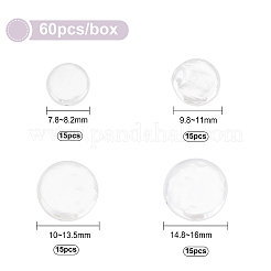 60 шт. 4 вида жемчужных бусин в виде ракушек BSHE-BC0001-02