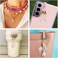 5 шт. подвески из натуральных спиральных ракушек с гальваническим покрытием&nbsp;BSHE-YW0001-09