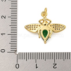 Стойки обшивки латунь микро проложить Циркон подвеску KK-C074-52G