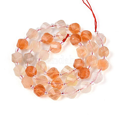 Естественный желтый агат бисер нитей G-T144-24A-06