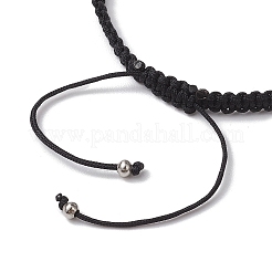 Браслеты из плетеных бусин круглой формы из синтетической бирюзы диаметром 6 мм.&nbsp;BJEW-JB10335-02