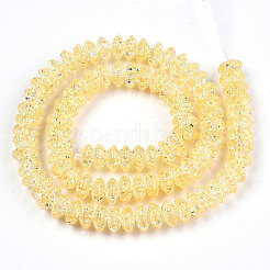 Стеклянные бусины кракле &nbsp;GLAA-S192-004G