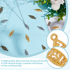 180 шт. 3-х цветные полые подвески из сплава в тибетском стиле&nbsp;FIND-GO0003-03