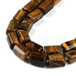 Природных тигровый глаз бисер нитей G-M403-B27-03