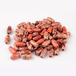 Печатные бусы из натурального дерева X-WOOD-R246-M