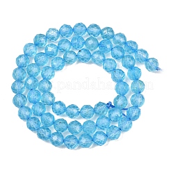 Натуральный топаз кристалл бисер прядь&nbsp;G-P514-A02-04-02