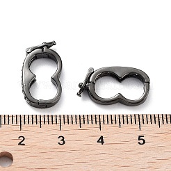 Стойки обшивки латунные микро проложить кубического циркония Twister застежками ZIRC-I012-16B-RS