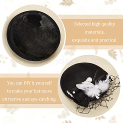 Основание мини-шляпы из льняной ткани AJEW-WH0472-53B