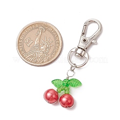 Подвесные украшения из вишневой медной проволоки&nbsp;HJEW-JM03024-02