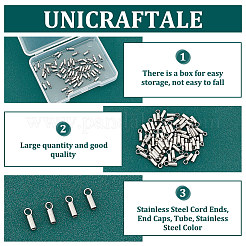 Наконечники шнура из нержавеющей стали 304 STAS-UN0011-76P