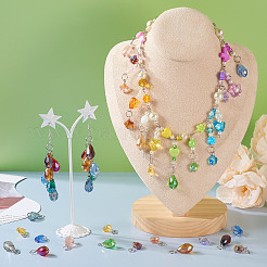 120шт 20 стильный кулон из гальванического стекла&nbsp;CW-TAC0001-21