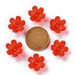 Матовые акриловые колпачки из бисера MACR-S371-07A-712