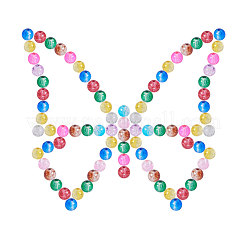 Выпечка раскрашенная бусина CCG-PH0002-8mm-02