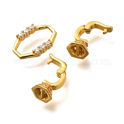 925 серебряная застежка с микропаве из прозрачного кубического циркония STER-B006-07G