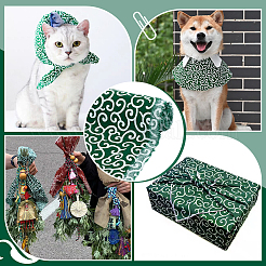 Хлопчатобумажная ткань с рисунком в виде облаков&nbsp;AJEW-WH0314-975A