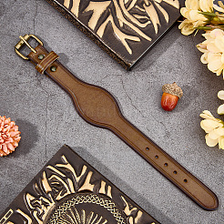 Ретро браслеты из воловьей кожи для женщин и мужчин BJEW-WH20012-08AB