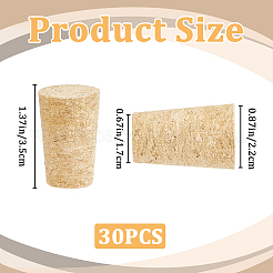 Деревянная пробка AJEW-GF0010-16B