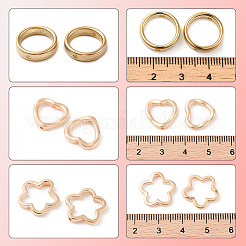 180шт 3 стиля ccb пластиковая рамка для бусин&nbsp;CCB-SP0001-08G