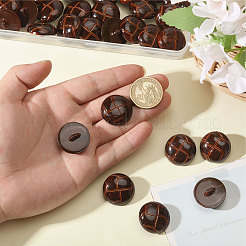 Пластиковые кнопки 1-отверстие BUTT-CA0001-34A