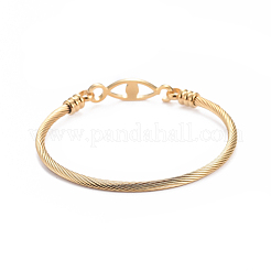 Браслеты из нержавеющей стали 304&nbsp;BJEW-L664-010G