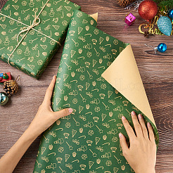 Цветочная подарочная упаковочная бумага DIY-TAC0020-52B