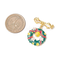8 шт. Рождественские броши-подвески из сплава с эмалью JEWB-BR00202